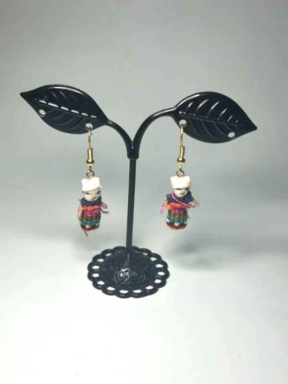 Mexican Worry Doll Earrings: Handmade Artisan Jewelry